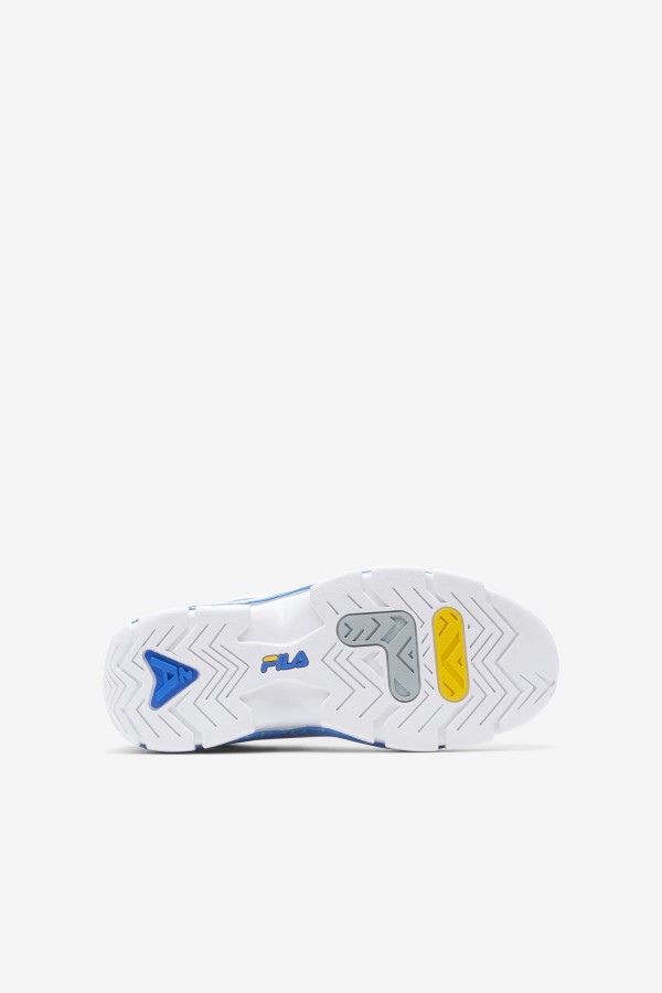 Little Kids\' Grant Hill 2 White/Nebula Blue/Lemon Fila