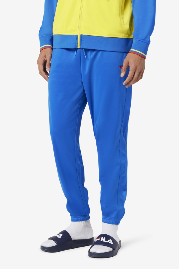 Lapis Blue/Fiery Red Fila Colombia Track Pant