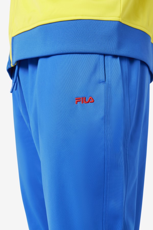 Lapis Blue/Fiery Red Fila Colombia Track Pant