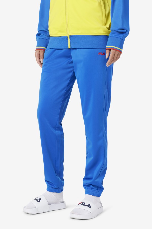 Lapis Blue/Fiery Red Fila Colombia Track Pant