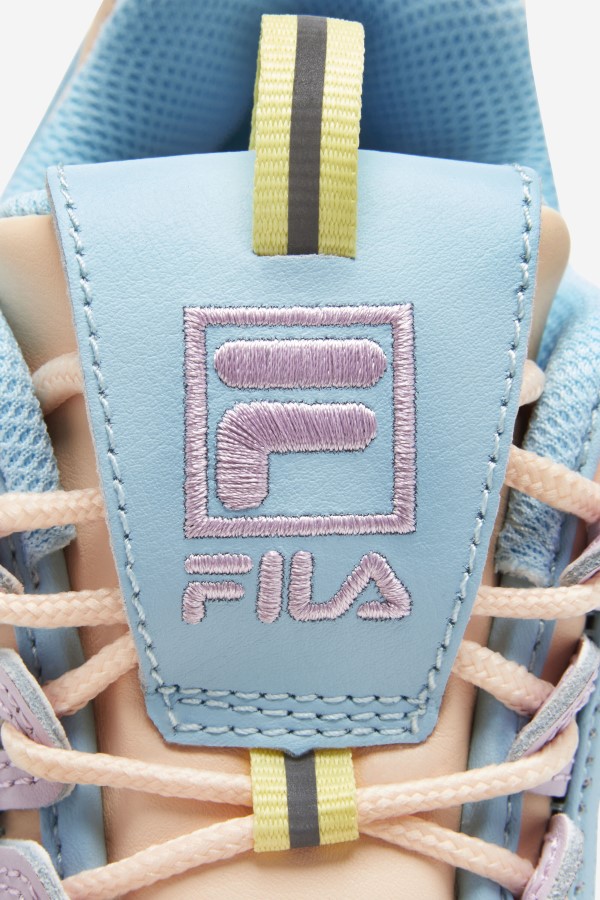 Blue/White/Orchid Little Kids\' Disruptor 2 Premium Fila