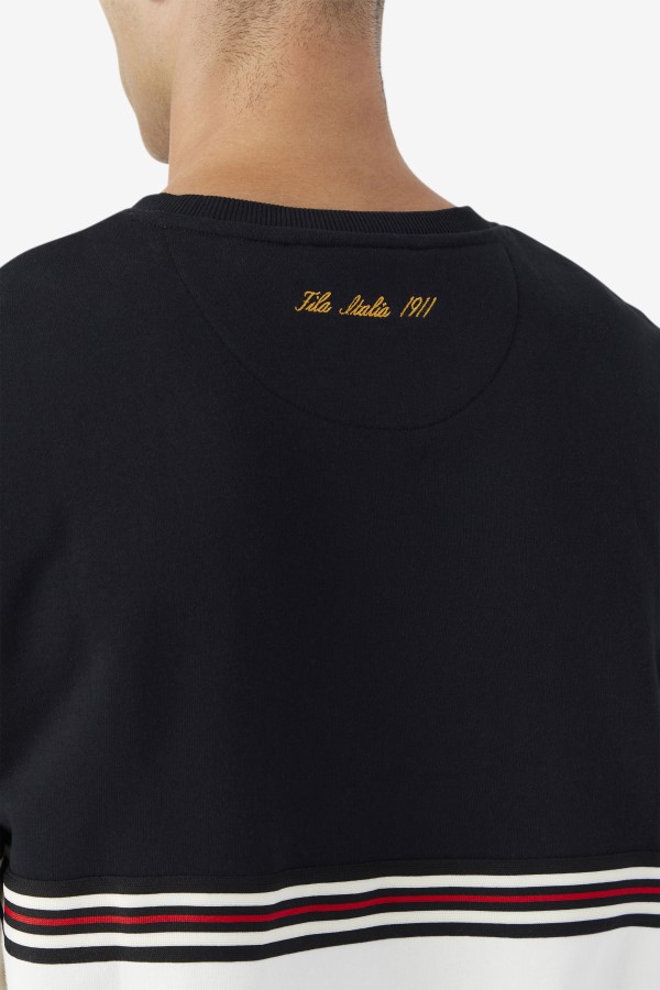 Asha Crew Fila Black/Gardenia/Yellow
