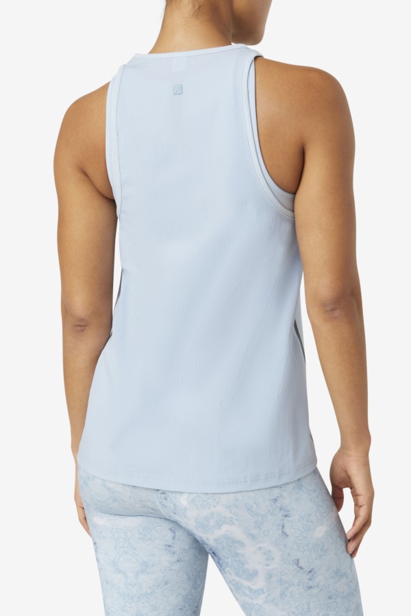 Fi-Lux Loose Tank Top Blue Fog/Black Fila