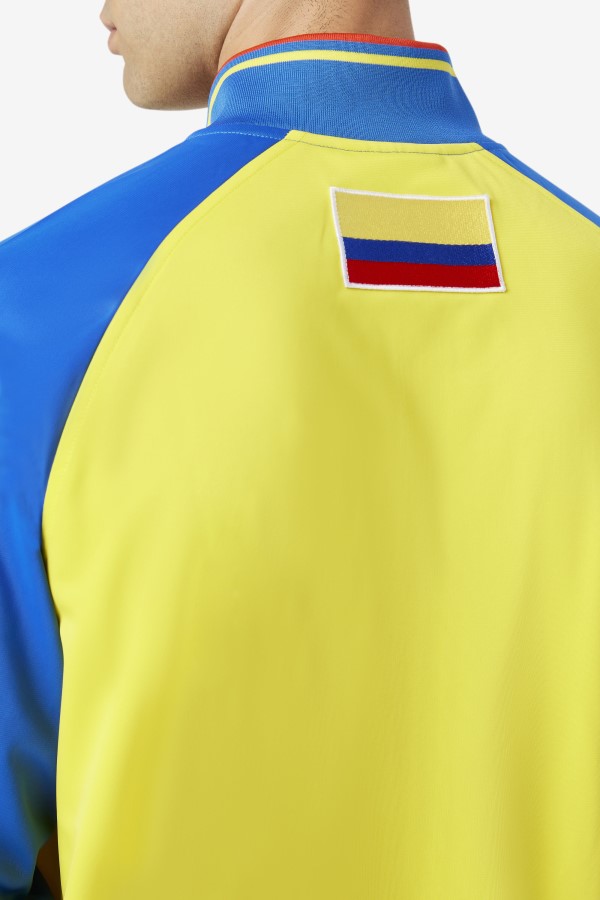 Yellow/Lapis Blue/Fiery Red Colombia Track Jacket Fila