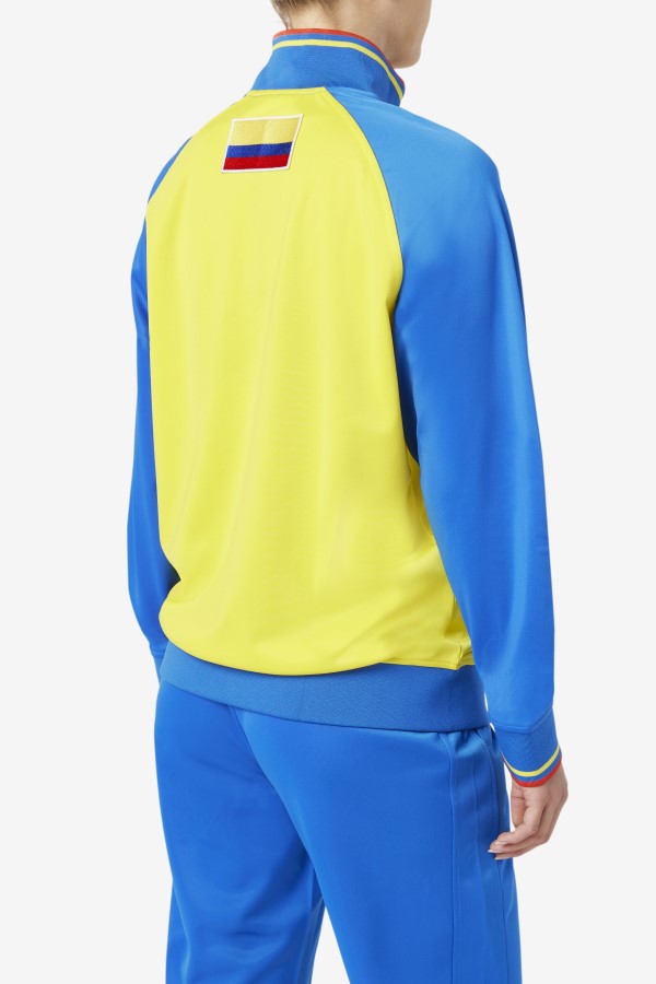 Yellow/Lapis Blue/Fiery Red Colombia Track Jacket Fila