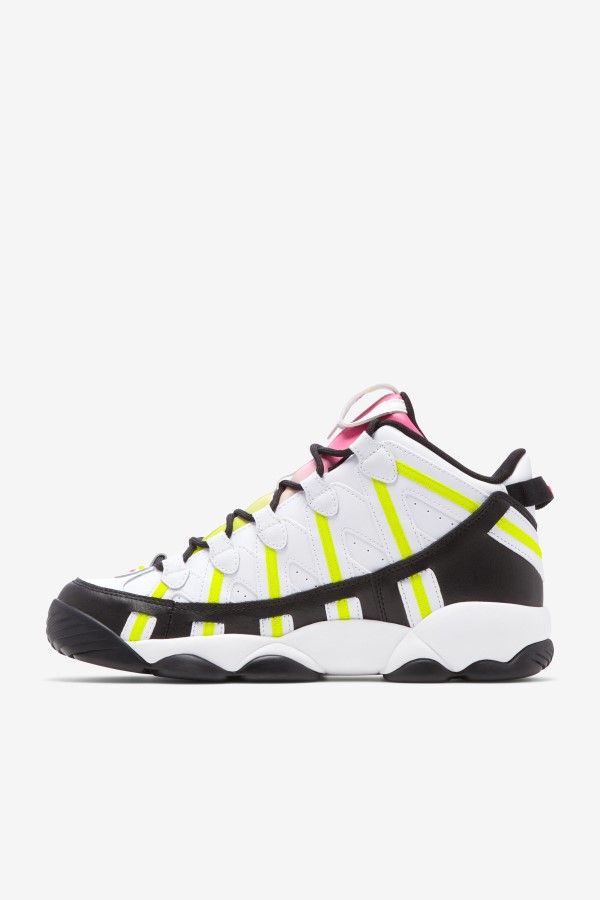 Fila White/Black/Yellow Men\'s Stackhouse Spaghetti