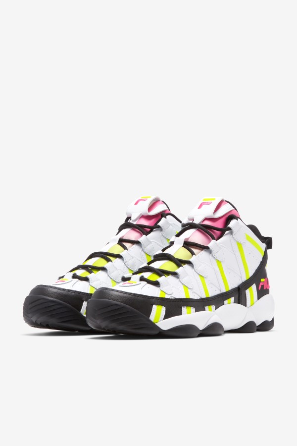 Fila White/Black/Yellow Men\'s Stackhouse Spaghetti