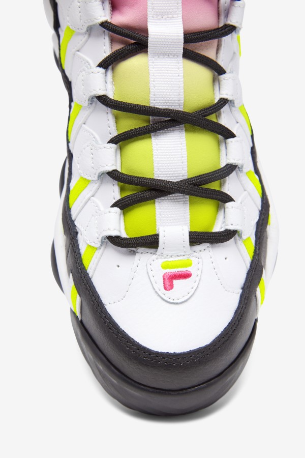 Fila White/Black/Yellow Men\'s Stackhouse Spaghetti