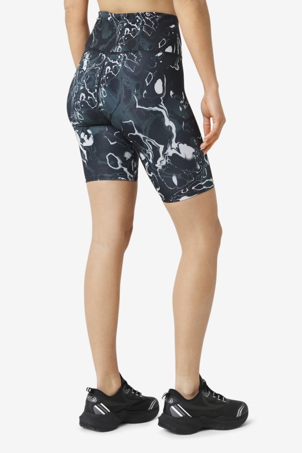 Forza 8\" Bike Short Black Marble Fila