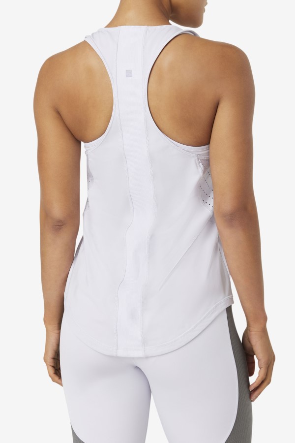 Fila Uplift Textured Racerback Tank Top Lavendrblue