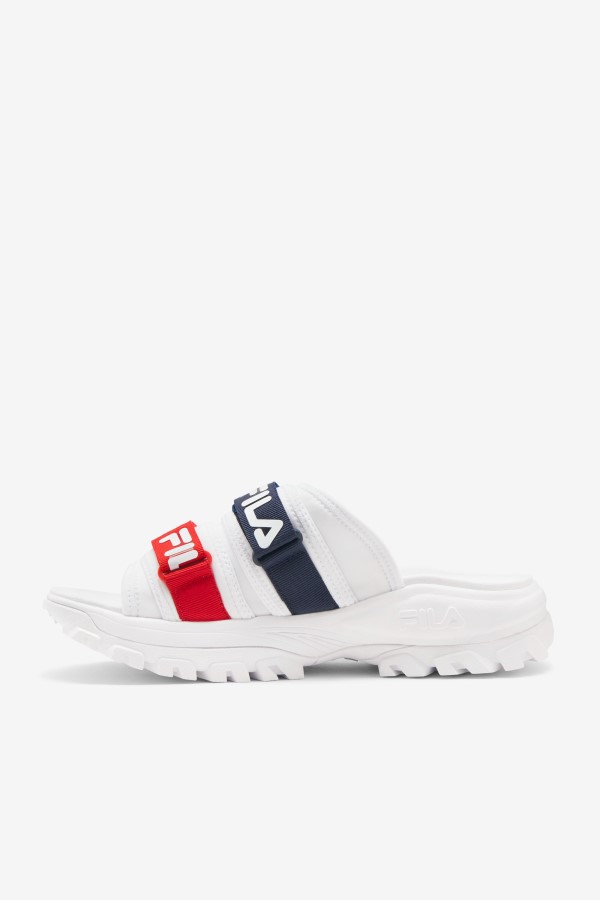 Men\'s outdoor slide Fila White/Navy/Red