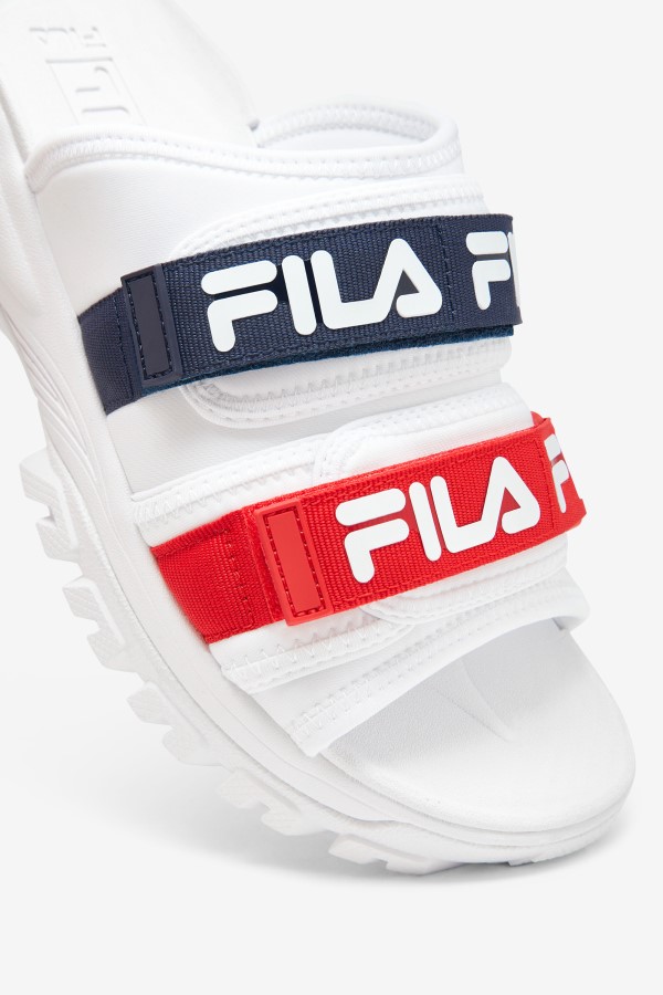 Men\'s outdoor slide Fila White/Navy/Red
