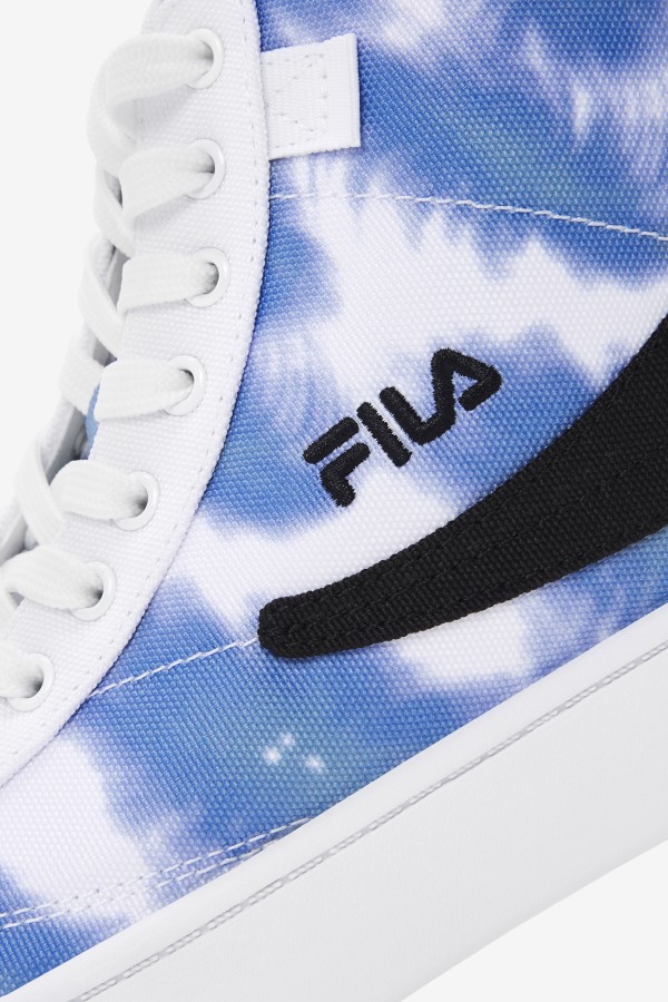 White/Bright Cobalt/Storm Blue Women\'s Gennaio Tie Dye Fila