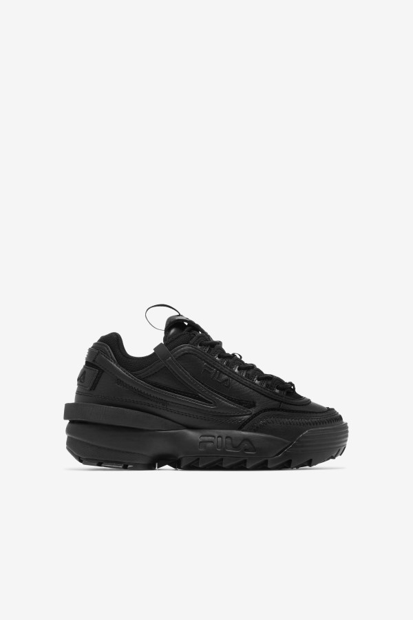 Black Fila Little Kids' Disruptor 2 Exp