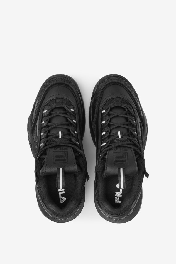 Black Fila Little Kids\' Disruptor 2 Exp