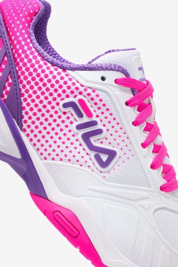 Women\'s Volley Zone Fila White/Pink Glo/Purple
