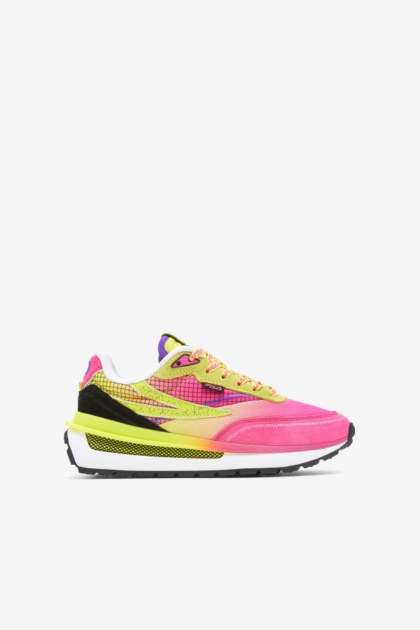 Fila Pink Glo/Sulphur/White Big Kids' Renno