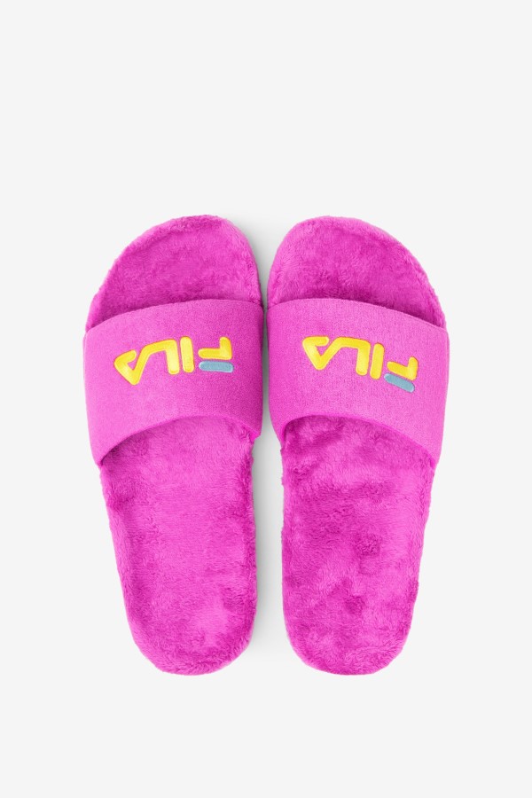 Terry Drifter Slide Fila Purple/Yellow/Petit Four