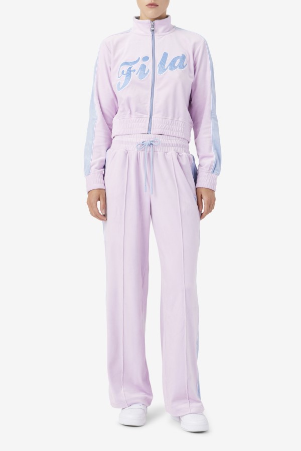 Valery Velour Jacket Fila Orchid/Blue/White