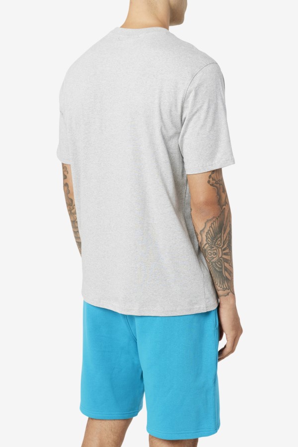 Curtis Pocket Tee Fila Light Grey Marl