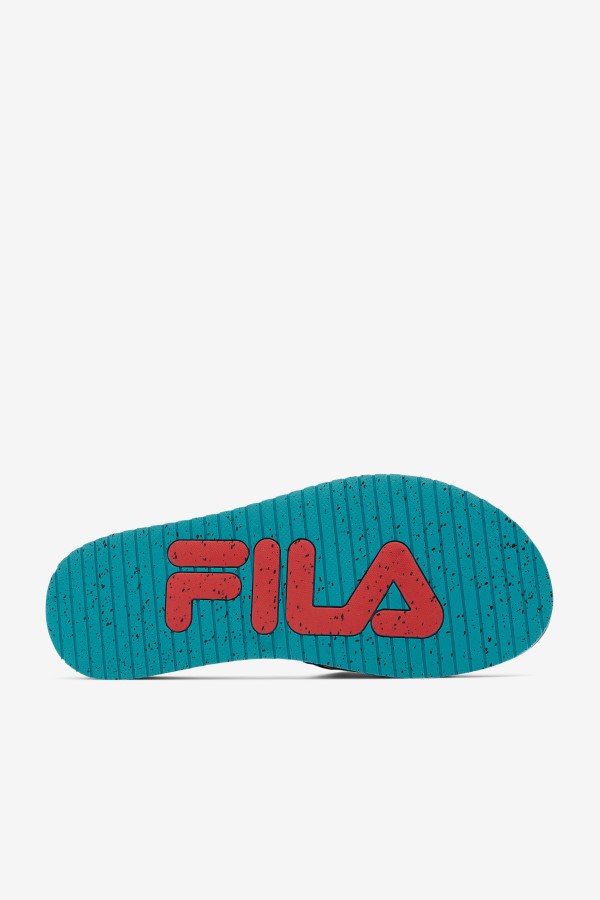 Fila Black/Capri Breeze/Red Men\'s Lunar Slide
