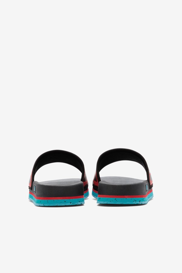 Fila Black/Capri Breeze/Red Men\'s Lunar Slide