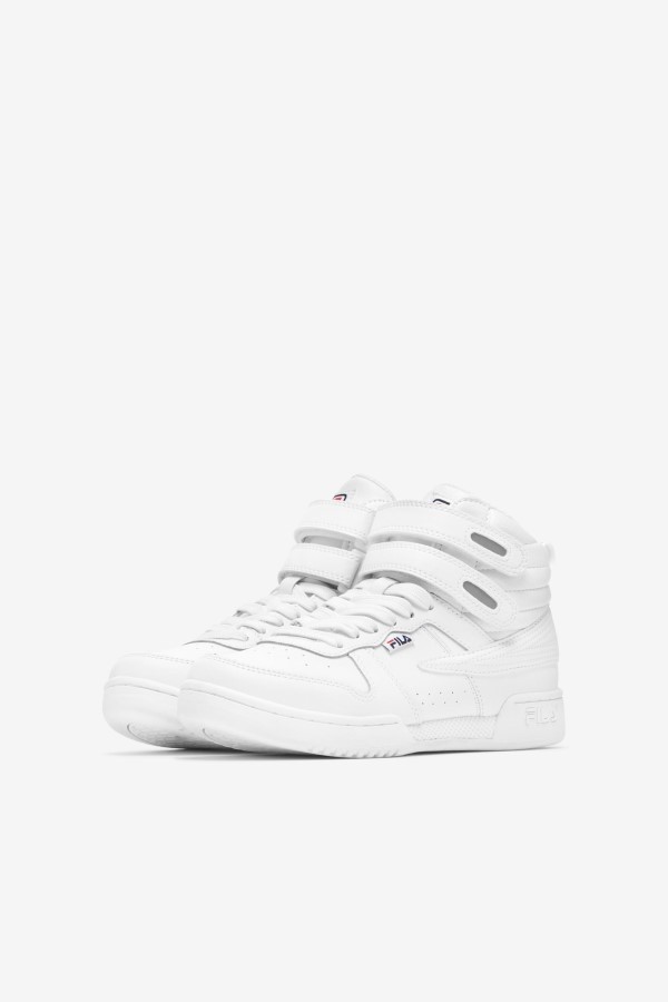 Big Kids\' F-14 Fila White/Navy/Red