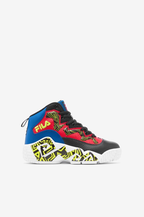 Black/Blue/Red Big Kids' MB Fila