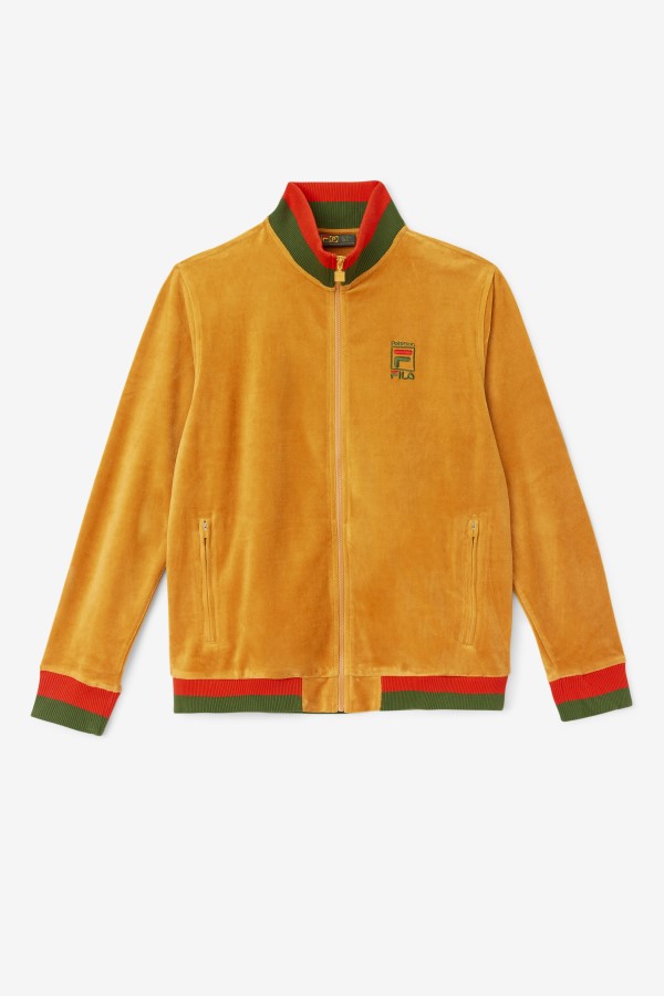 Fila Desert Sun/Poppy/Douglas Fir FILA X Paterson Velour Jacket