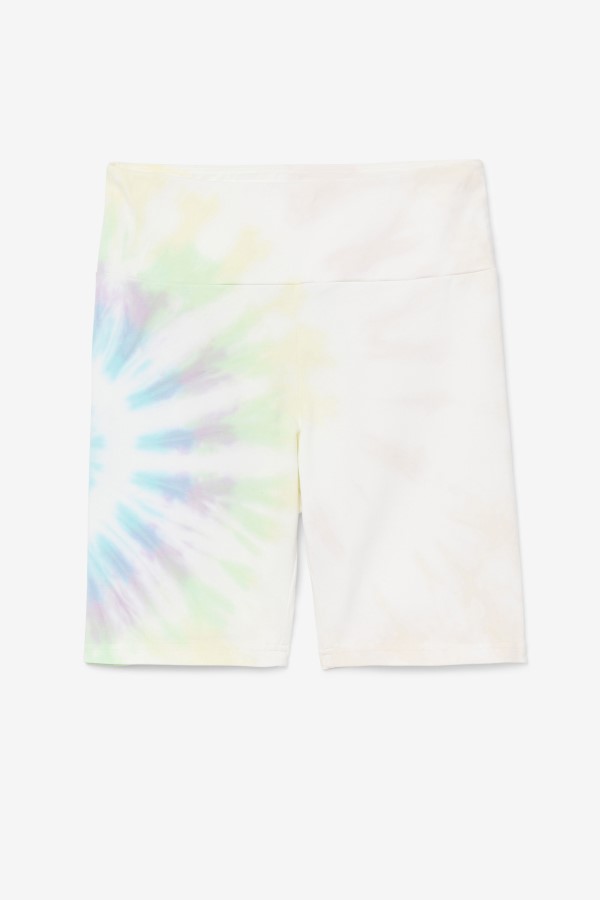 Taima Tie Dye Bike Short Fila Double Cream Tie Dye
