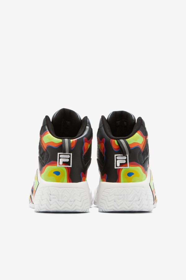 Little Kids\' MB Black/Red Orange/Red Fila