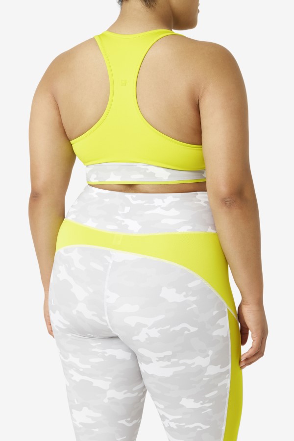 Sulphur Fila Uplift Racerback Bra Top