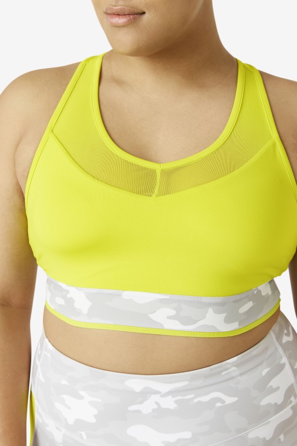 Sulphur Fila Uplift Racerback Bra Top