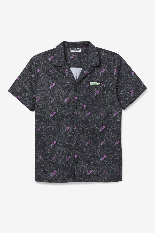 topo caban shirt Fila Black