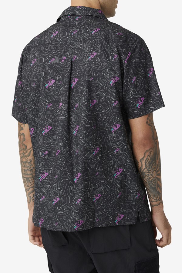topo caban shirt Fila Black