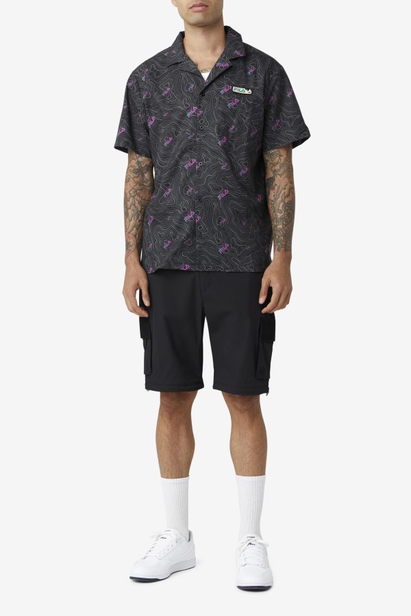 topo caban shirt Fila Black