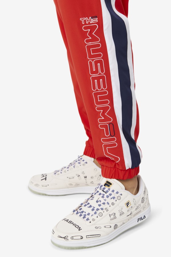 FILA X The Museum Track Pant Fila Red/Peacoat/White