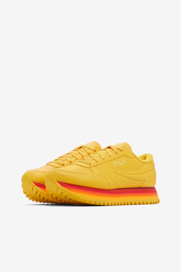 Fila Lemon/Rhubarb Women\'s Orbit Stripe