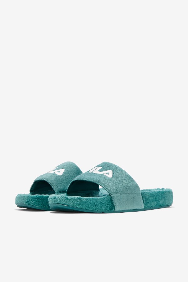 Terry Drifter Slide Bayou/Purple/White Fila
