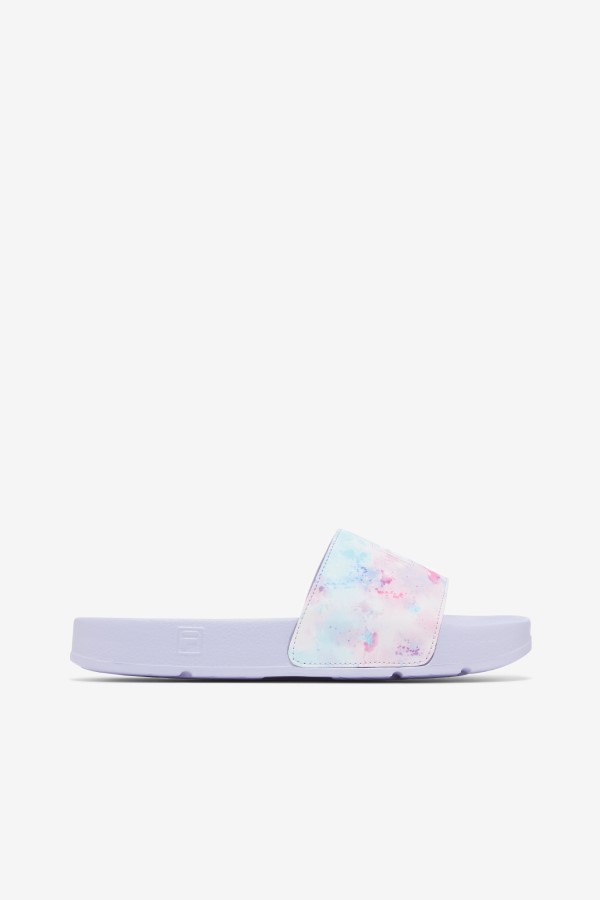Multi/White/Purple Heather Women's Drifter Tie Dye Fila