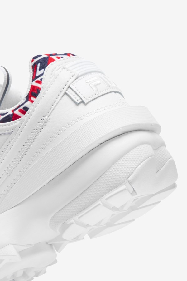 Fila White/Navy/Red Women\'s Disruptor 2 EXP Cubic