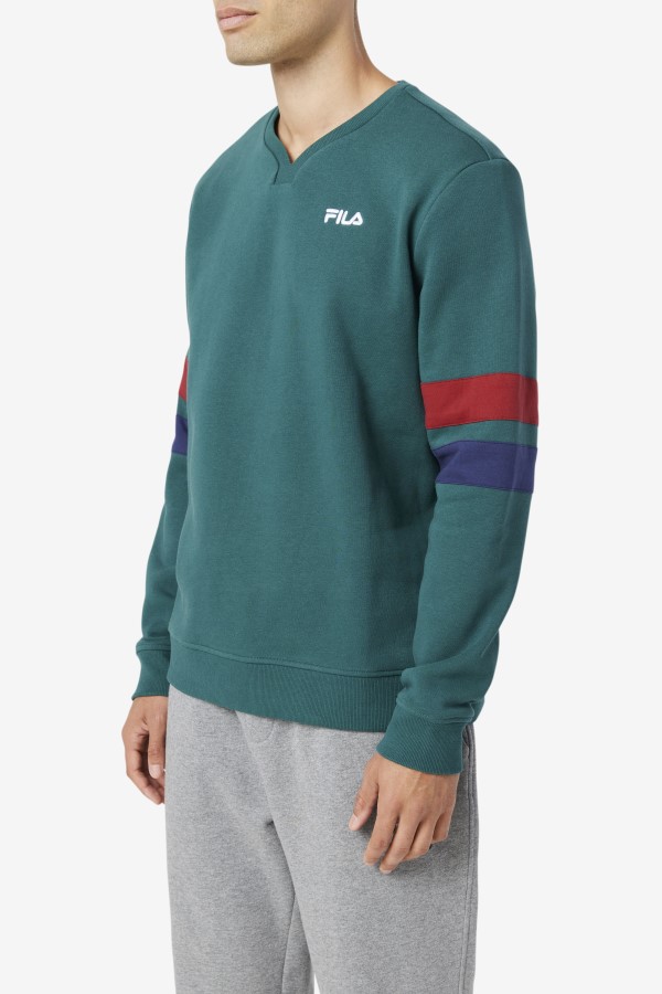 Faneel Crew June Bug/Rhubarb/Peacoat Fila