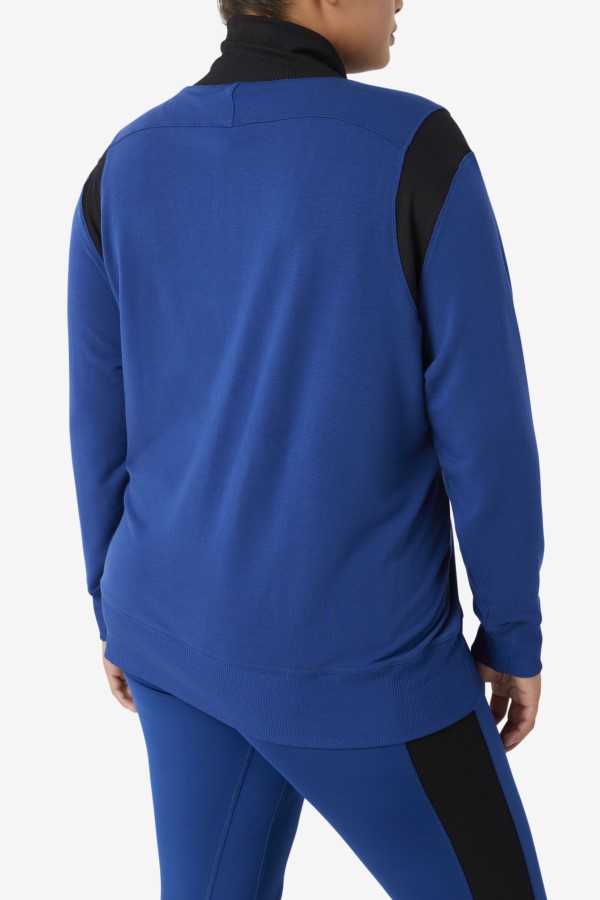 Fi-Lux Half Zip Fila Navy Peony/Black