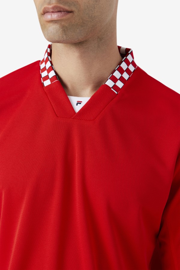 Fila Bevans Park Long Sleeve Tee Red