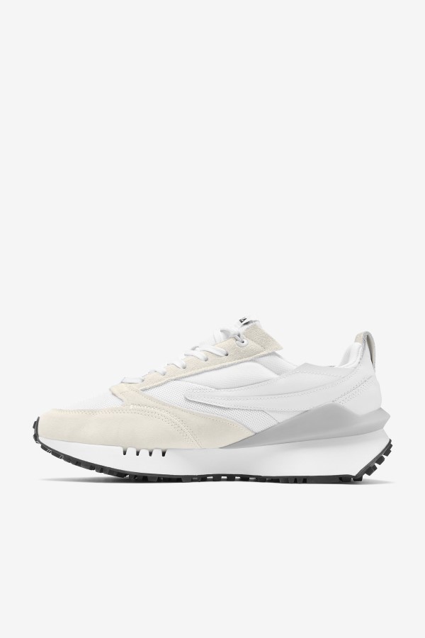 Men\'s Renno N-Generation Patched Fila White/Glacier Gray
