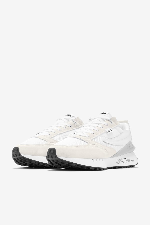 Men\'s Renno N-Generation Patched Fila White/Glacier Gray