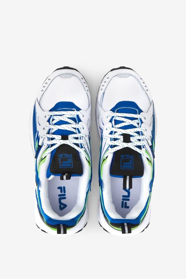 Fila Big Kids\' Sandenal White/Blue/Green