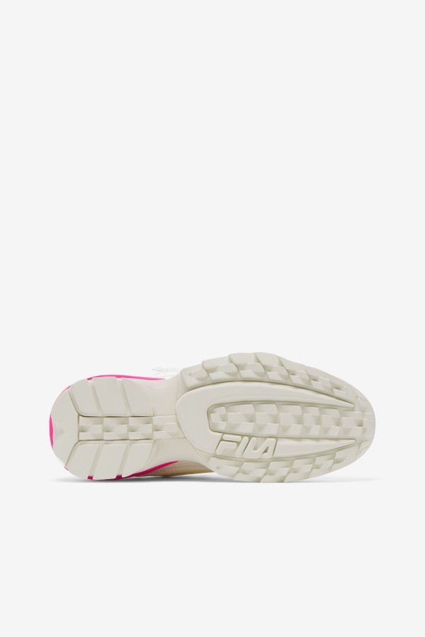 Fila Women\'s Disruptor 2 Exp White/White Sand/Pink Glo