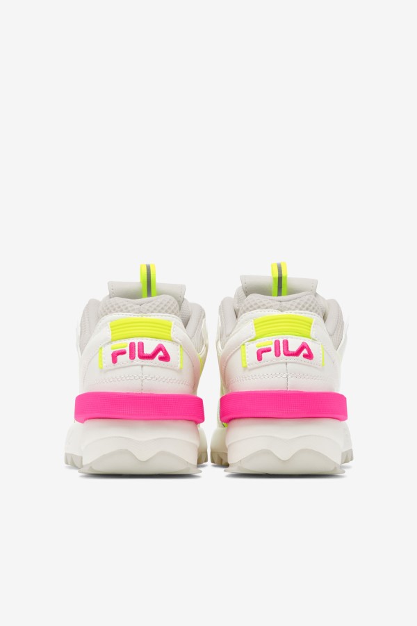 Fila Women\'s Disruptor 2 Exp White/White Sand/Pink Glo