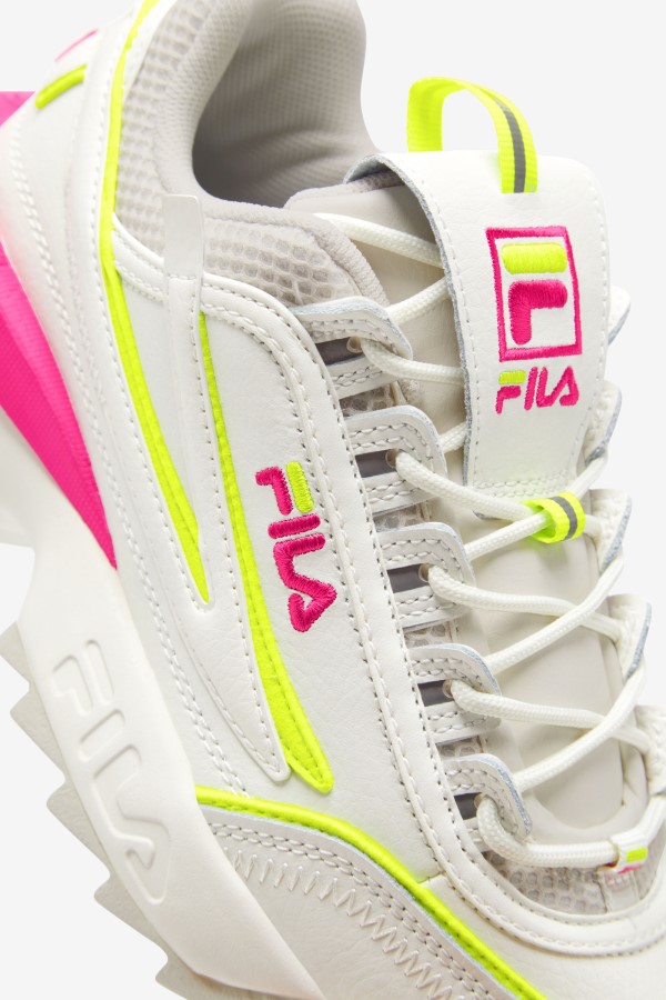 Fila Women\'s Disruptor 2 Exp White/White Sand/Pink Glo